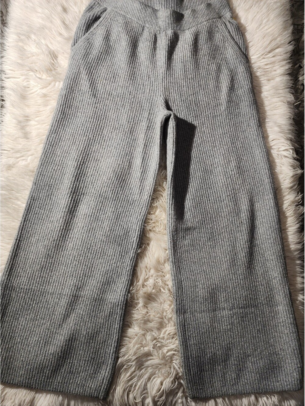 lou grey pants Acampanado Size M Grey 53% Cotton 24% Polyester